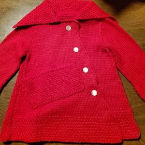 1960s toddlers sweater jacket